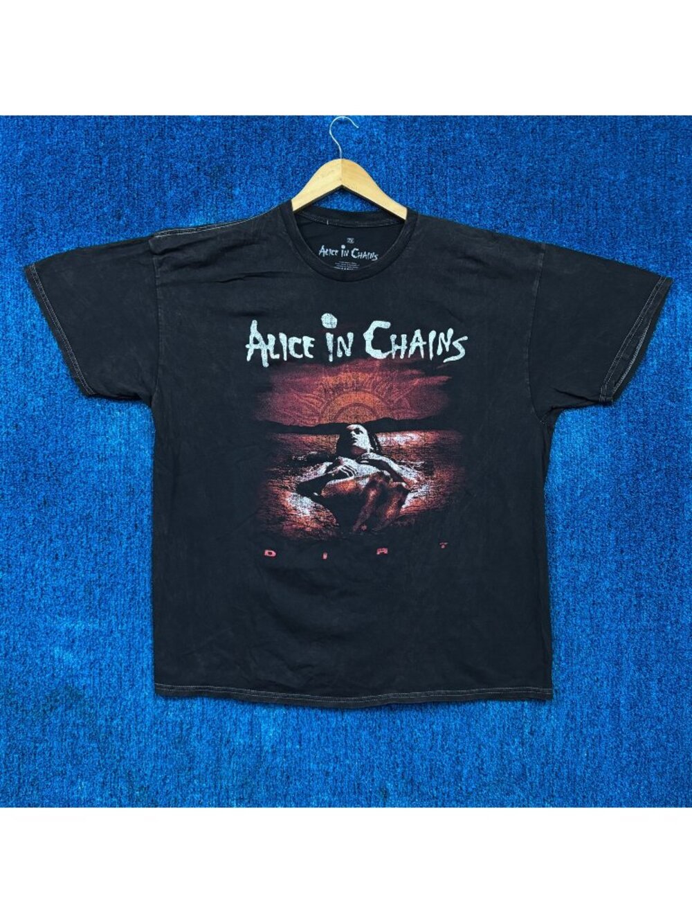 Alice In Chains Dirt Album Seattle WA Est 1987 Grunge Tee 2X